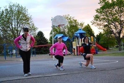 lunging