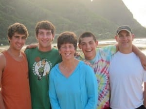 A favorite family photo from a vacation a couple of years ago in Hawaii.