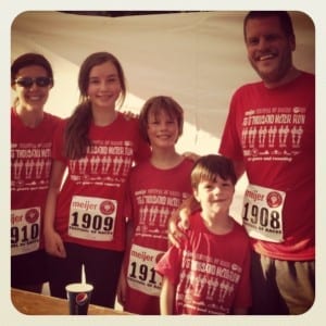 A tradition-in-the-making: running a festival 5K with my family. 