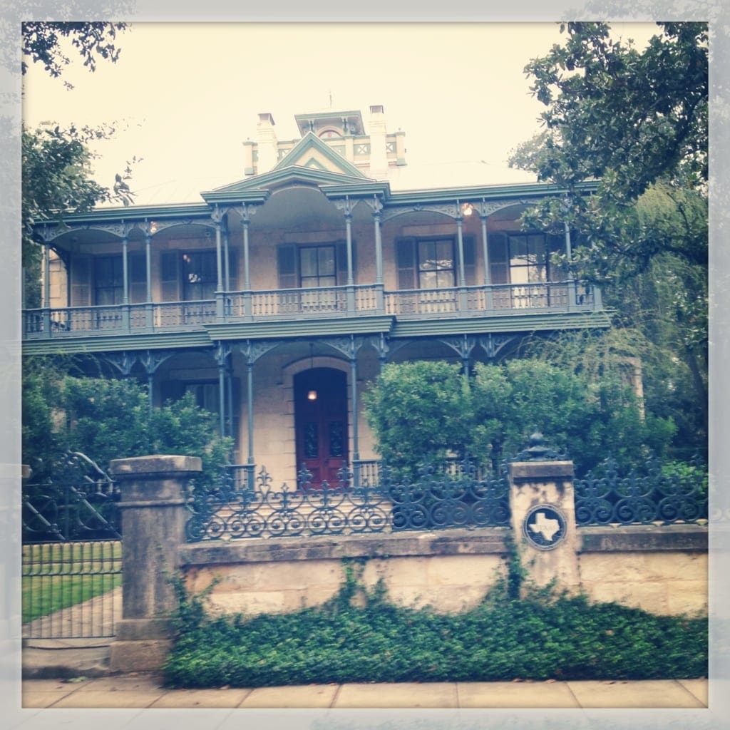 One of the many grand homes in San Antonio that captured Sarah's imagination.