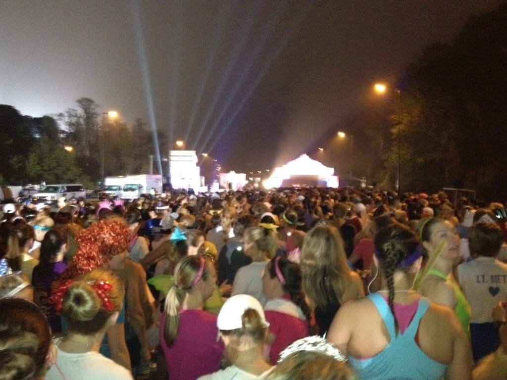 Ready to start the Disney Princess Half Marathon!