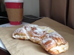 All runs should end with a coffee and an almond croissant, right?
