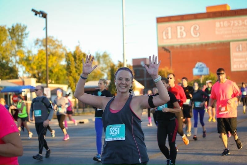 If you ever needed a reminder of how much joy running can bring to your life, just look at Kayte's pic.
