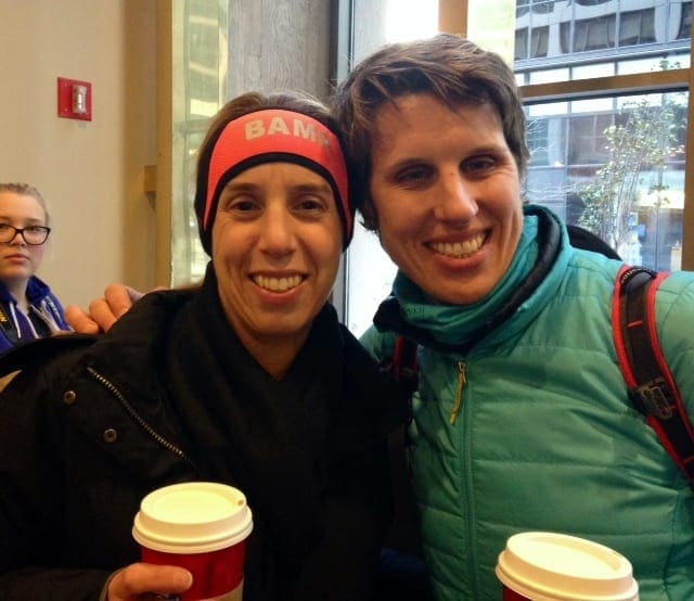 The best way for injured runners to bond: over a latte.