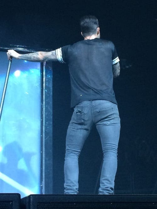 Adam Levine's booty. Before he turned around and made serious eye contact with Bethany.