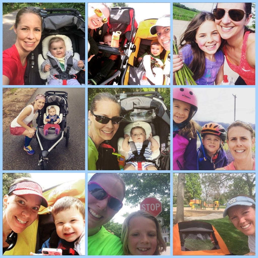 Lots of stoplight selfie kiddos. Always impressive, you stroller warriors.