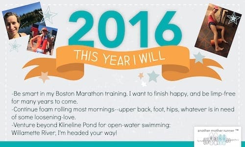Running resolutions from Sarah
