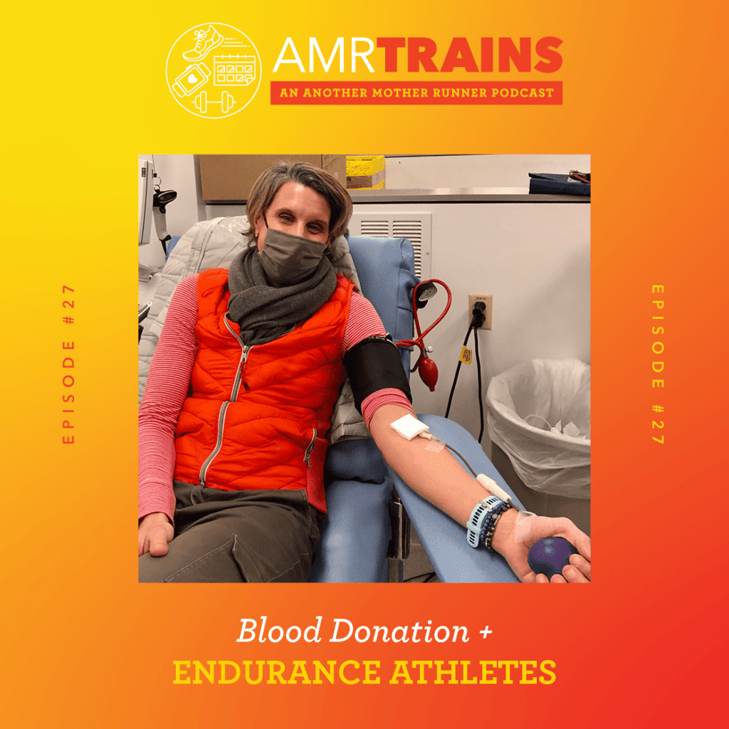 blood donation and running