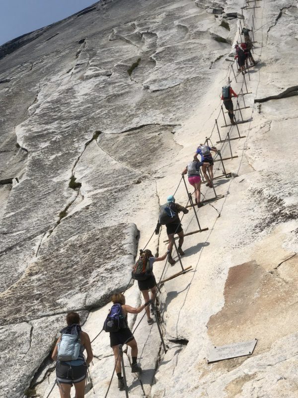 Hiking Half Dome in Yosemite: Perspective at 8,800 Feet