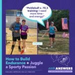 AMR Answers: How to Build Endurance + Juggle a Sporty Passion
