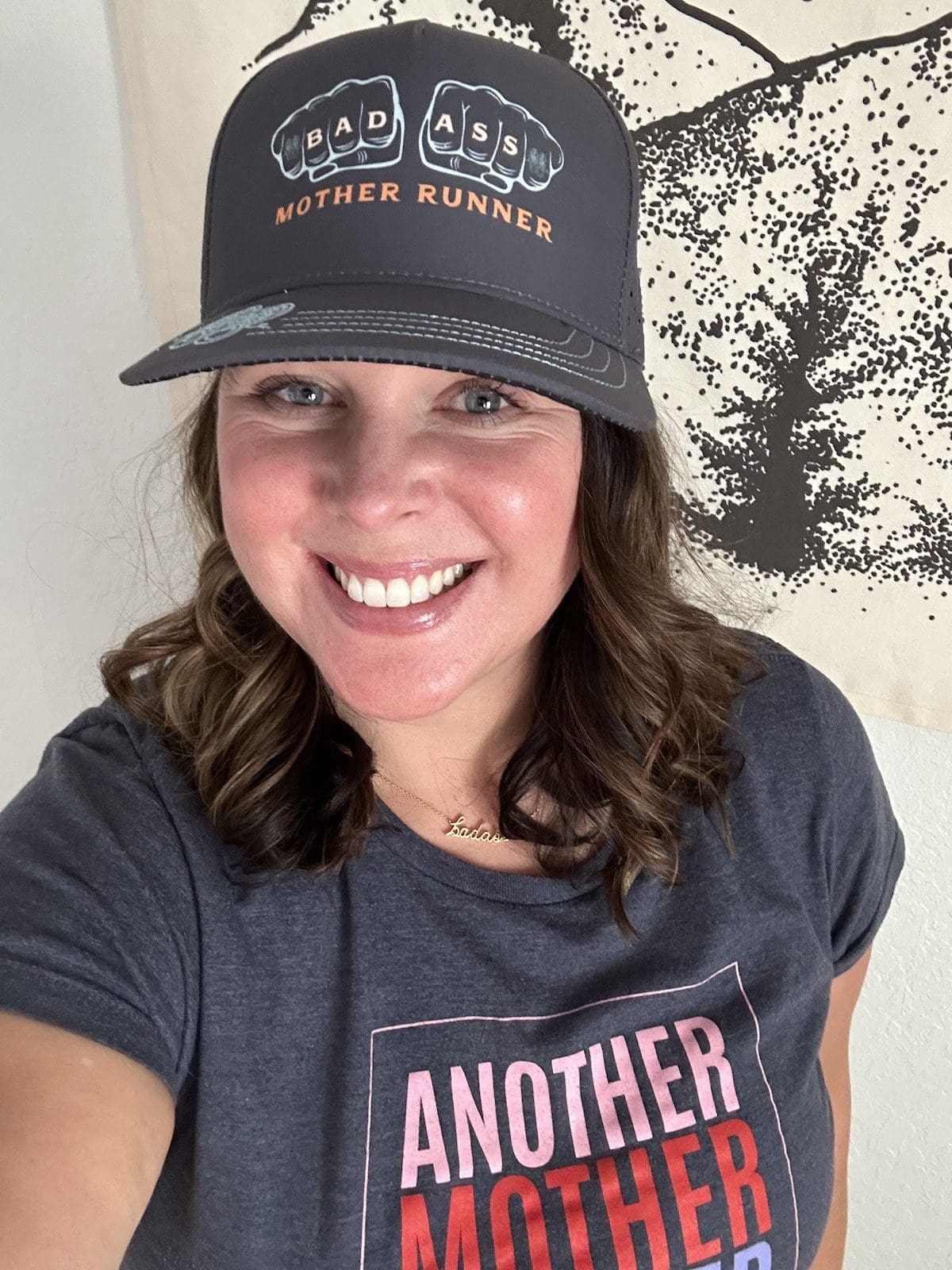 Badass Mother Runner Trucker Hat | Another Mother Runner