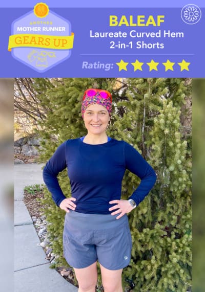 thumbnail image 2 of Baleaf Women's 10" Bermuda Shorts - High-Waisted Athletic Running Yoga Shorts With Pockets 2 of 11